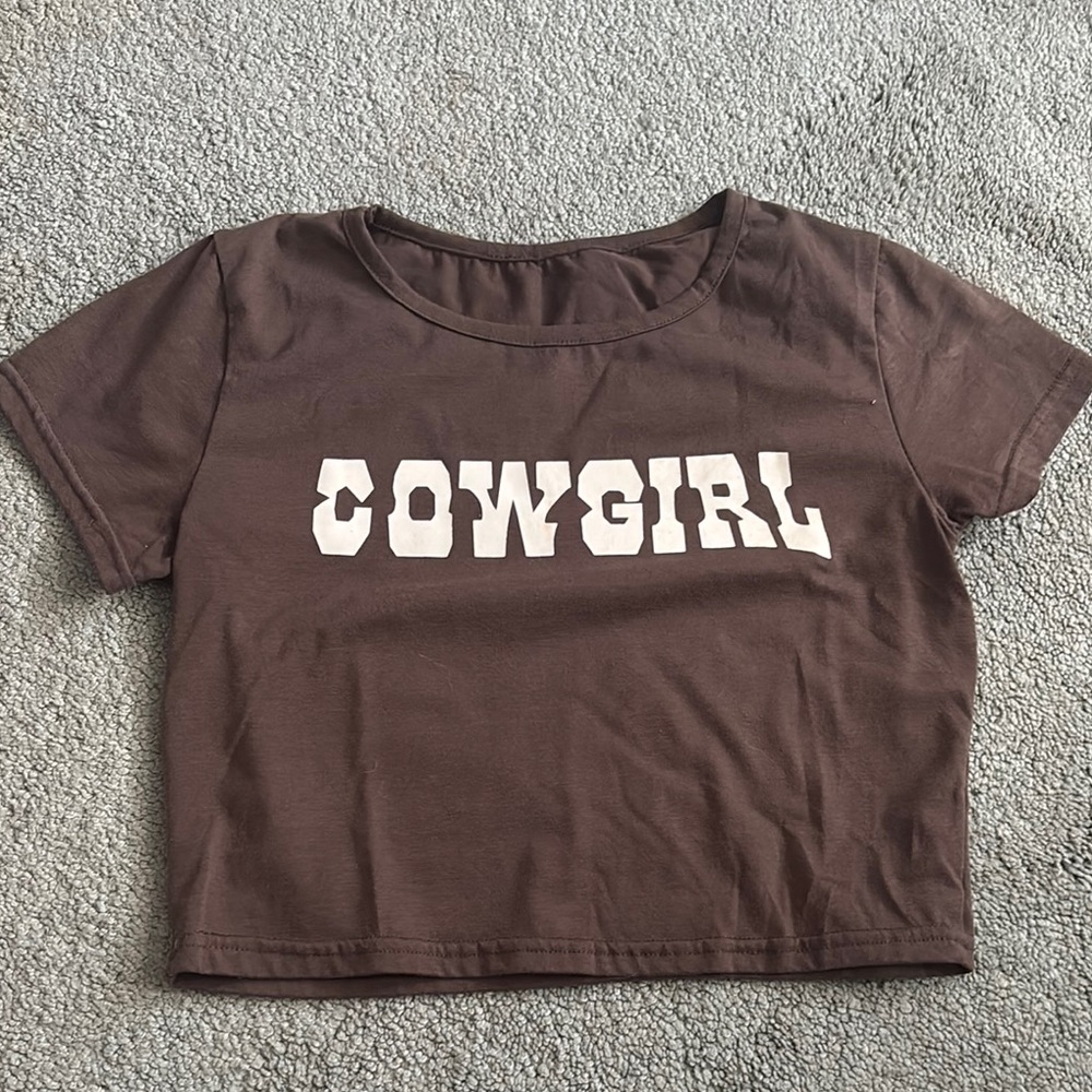 Brown Cowgirl T-Shirt